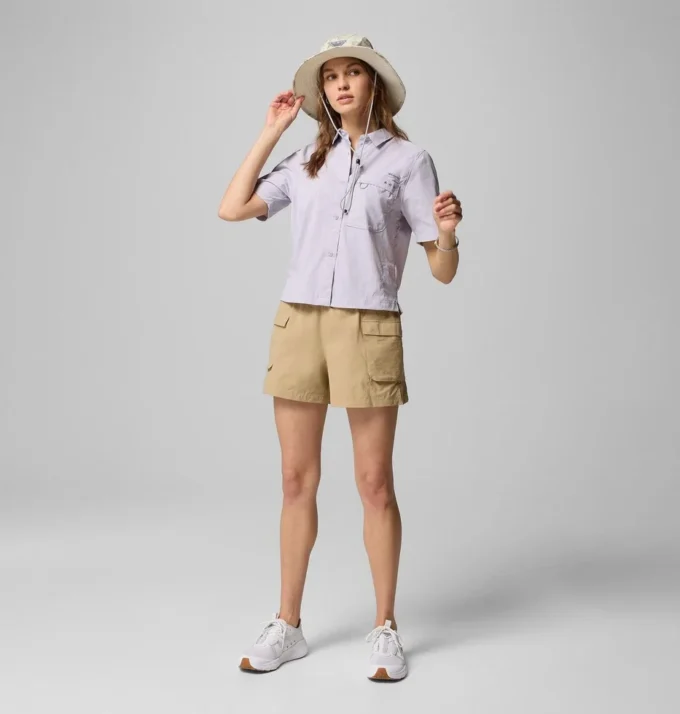 Damen-Kurzarmhemd PFG Wild Cast™