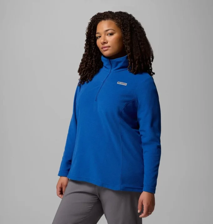 Damen Lake Aloha™ Fleece-Pullover mit halbem Reißverschluss – Übergrößen Damen Lake Aloha™ Fleece-Pullover mit halbem Reißverschluss – Übergrößen