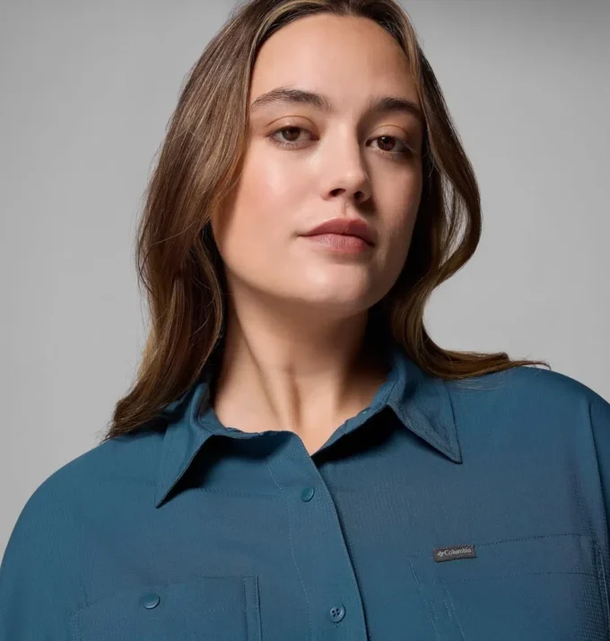 Damen-Langarmhemd Silver Ridge™ Utility – Übergröße Damen-Langarmhemd Silver Ridge™ Utility – Übergröße