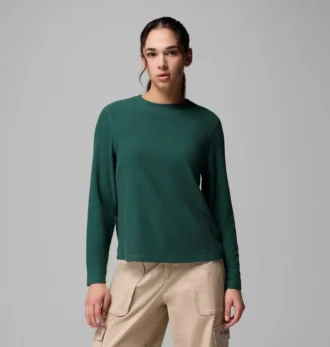 Damen-Langarmshirt Brea Falls™ Grid Crew