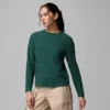 Damen-Langarmshirt Brea Falls™ Grid Crew Damen-Langarmshirt Brea Falls™ Grid Crew