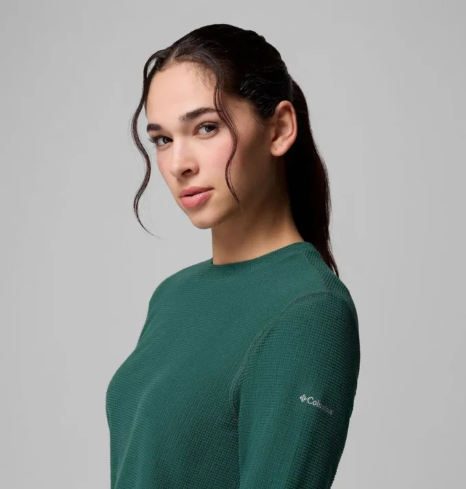 Damen-Langarmshirt Brea Falls™ Grid Crew Damen-Langarmshirt Brea Falls™ Grid Crew