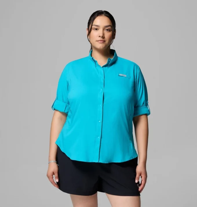 Damen-Langarmshirt PFG Tamiami™ II – Übergrößen Damen-Langarmshirt PFG Tamiami™ II – Übergrößen