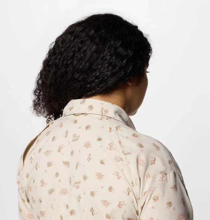Damen-Langarmshirt Silver Ridge™ Utility Patterned – Übergrößen