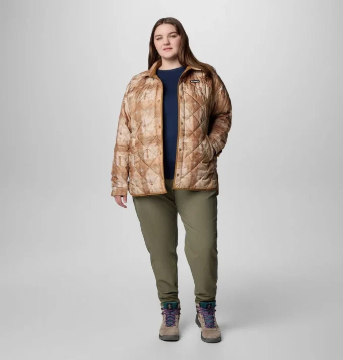Damen Longhorn Ridge™ Wendehemdjacke – Übergröße
