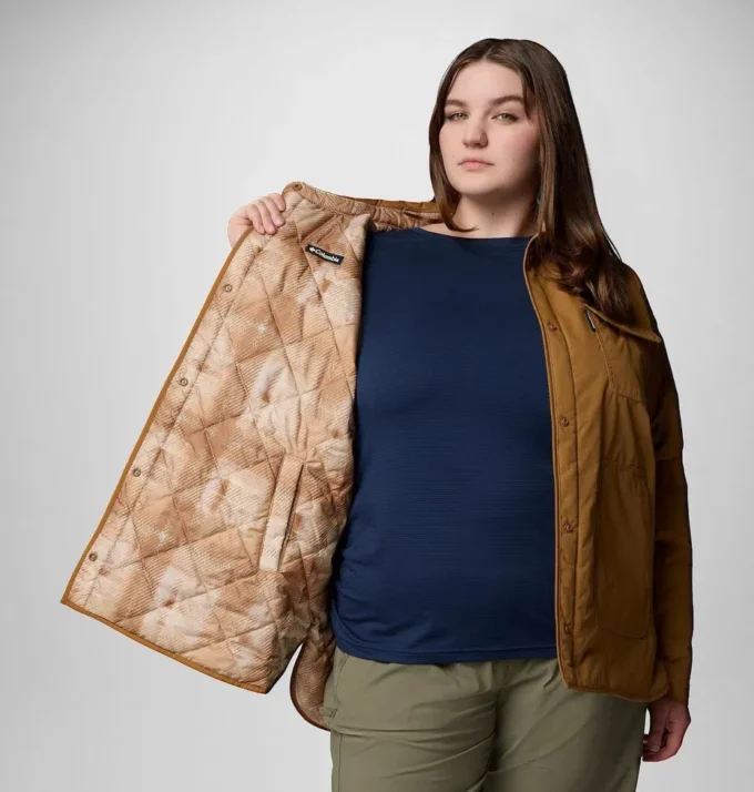 Damen Longhorn Ridge™ Wendehemdjacke – Übergröße