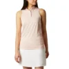 Damen Omni-Wick Hole High Sleeveless Polo