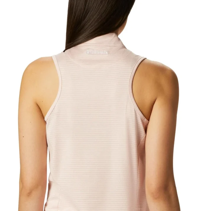 Damen Omni-Wick Hole High Sleeveless Polo