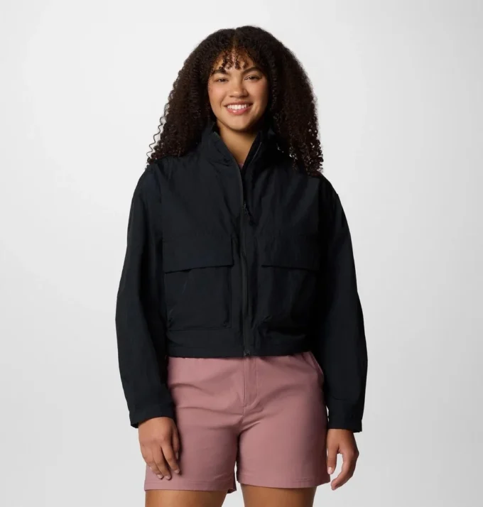 Damen Paracutie™ Cropped Cargo Windbreaker