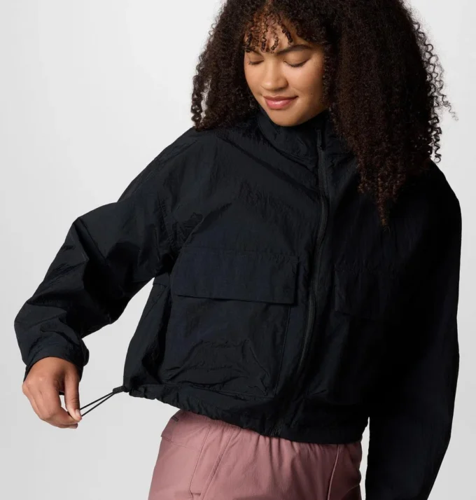Damen Paracutie™ Cropped Cargo Windbreaker