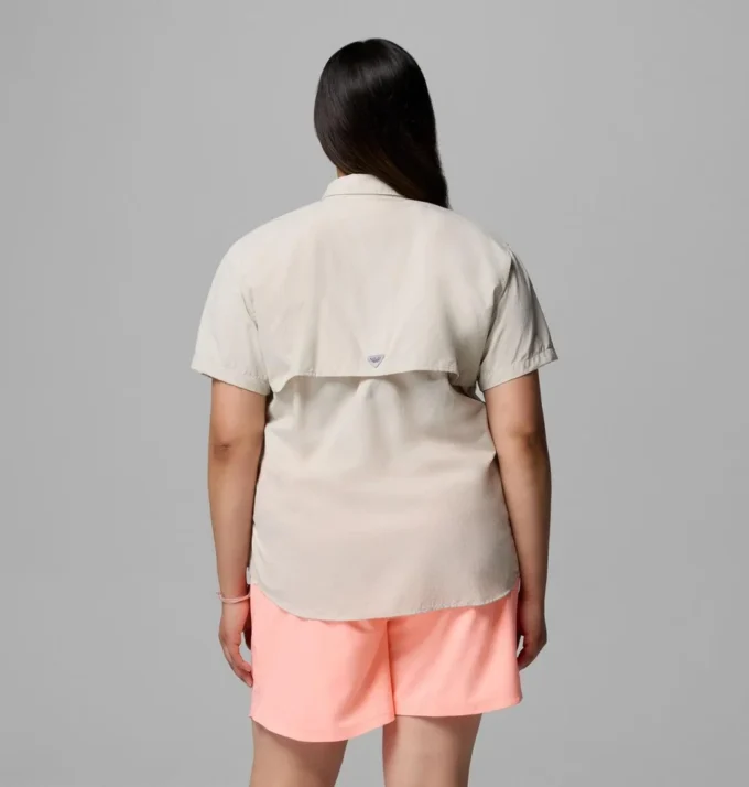 Damen PFG Bahama™ Kurzarmhemd – Übergröße