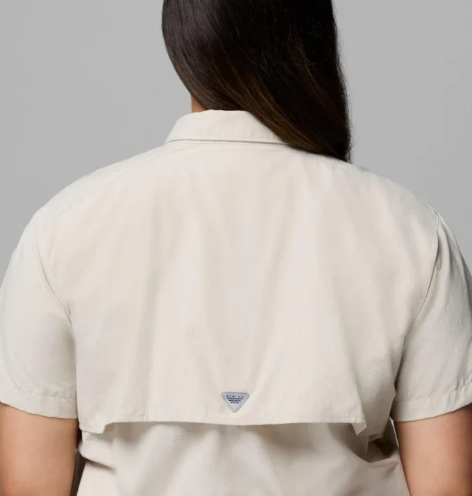 Damen PFG Bahama™ Kurzarmhemd – Übergröße