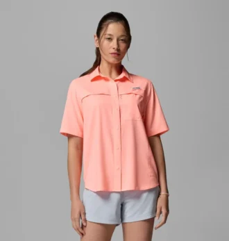 Damen PFG Castback™ Gewebtes Kurzarmhemd