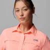 Damen PFG Castback™ Gewebtes Kurzarmhemd