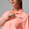 Damen PFG Castback™ Gewebtes Kurzarmhemd