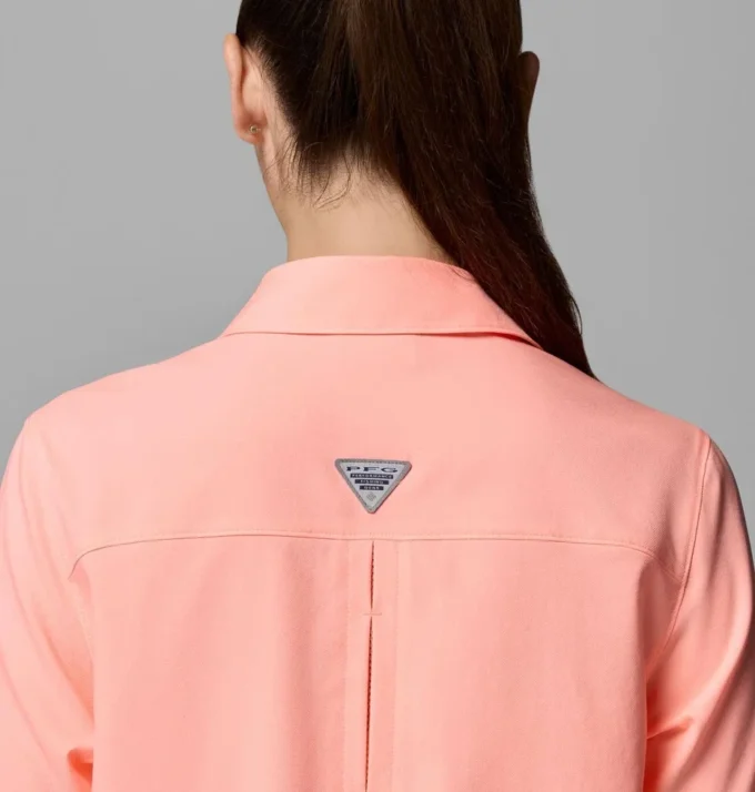 Damen PFG Castback™ Gewebtes Kurzarmhemd
