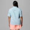 Damen PFG Castback™ Gewebtes Kurzarmhemd – Übergröße
