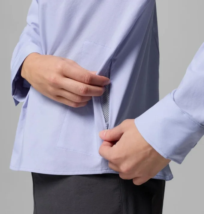 Damen PFG Castback™ Gewebtes Langarmhemd