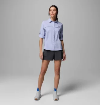 Damen PFG Castback™ Gewebtes Langarmhemd