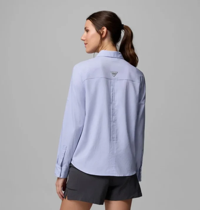 Damen PFG Castback™ Gewebtes Langarmhemd