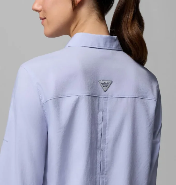 Damen PFG Castback™ Gewebtes Langarmhemd