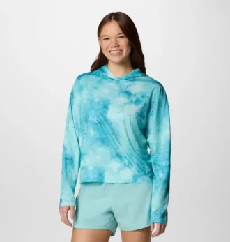 damen pfg solar stream hoodie mit print 1 330x347 - Damen PFG Solar Stream&trade; Hoodie mit Print