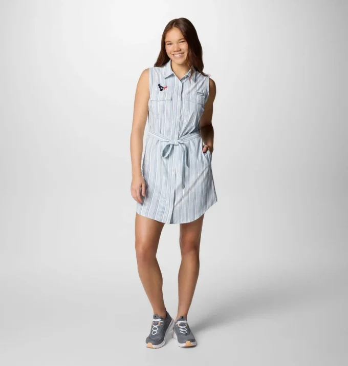 Damen PFG Sun Drifter™ Woven Dress II – Houston Texans