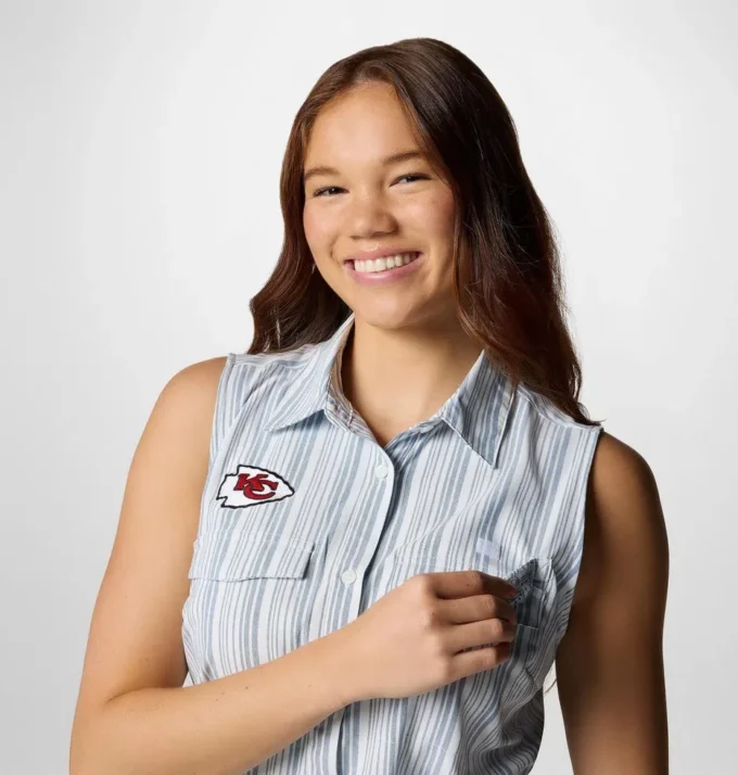 Damen PFG Sun Drifter™ Woven Dress II – Kansas City Chiefs