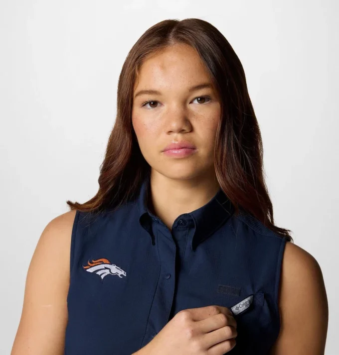 Damen PFG Tamiami™ Ärmelloses Shirt – Denver Broncos