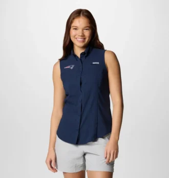 Damen PFG Tamiami™ Ärmelloses Shirt – New England Patriots