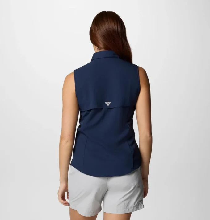 Damen PFG Tamiami™ Ärmelloses Shirt – New England Patriots