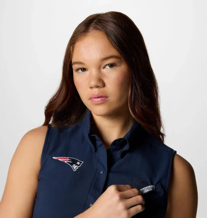 Damen PFG Tamiami™ Ärmelloses Shirt – New England Patriots