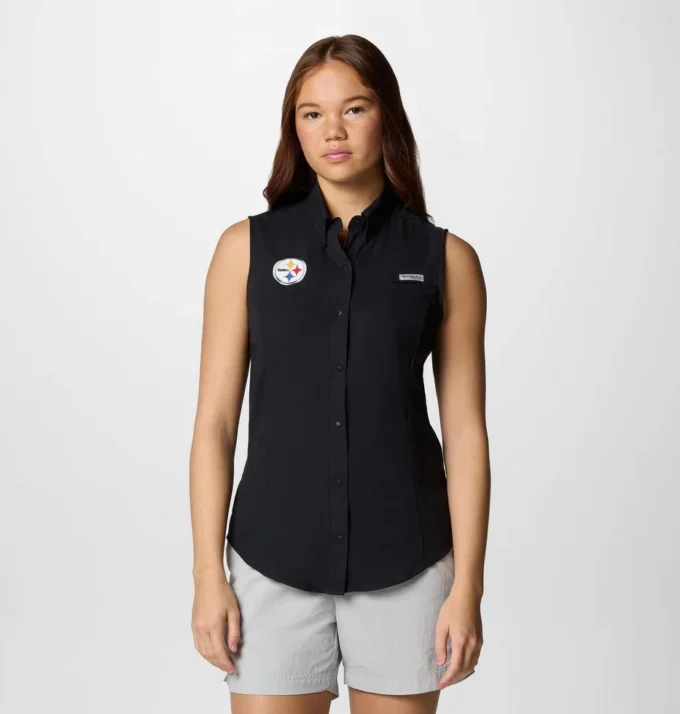 Damen PFG Tamiami™ Ärmelloses Shirt – Pittsburgh Steelers