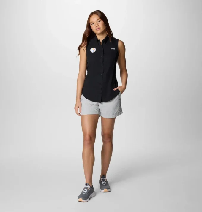 Damen PFG Tamiami™ Ärmelloses Shirt – Pittsburgh Steelers