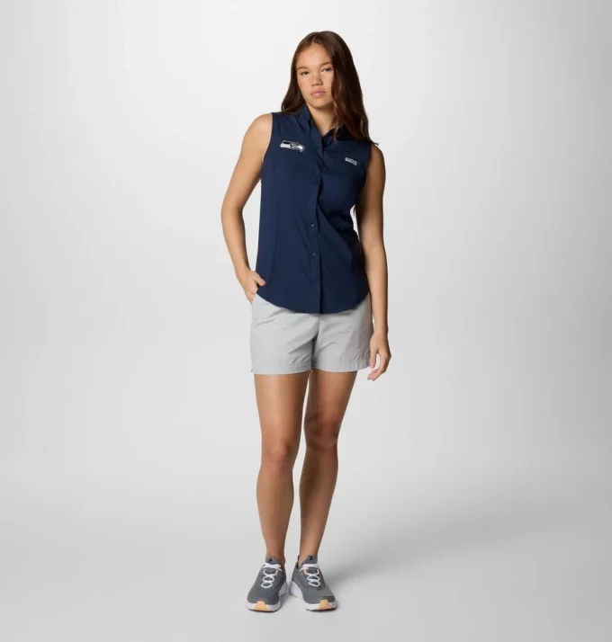 Damen PFG Tamiami™ Ärmelloses Shirt – Seattle Seahawks