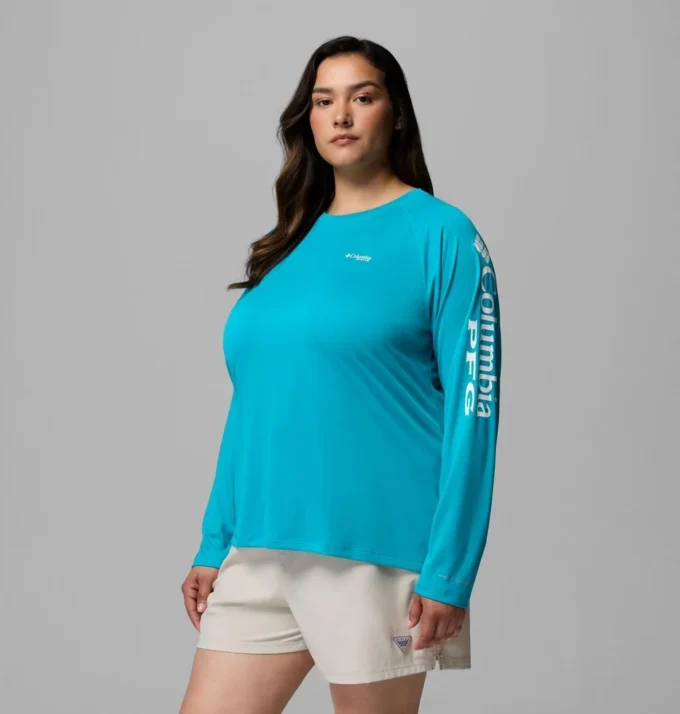Damen PFG Tidal Tee™ II Langarmshirt – Übergrößen