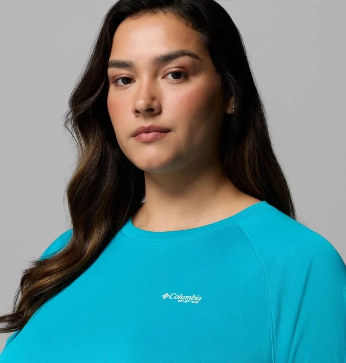 Damen PFG Tidal Tee™ II Langarmshirt – Übergrößen