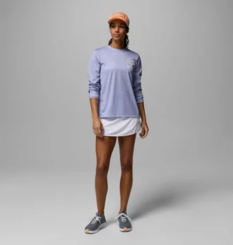 Damen PFG Tidal Tee™ Palm Waves Langarmshirt