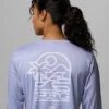 Damen PFG Tidal Tee™ Palm Waves Langarmshirt Damen PFG Tidal Tee™ Palm Waves Langarmshirt