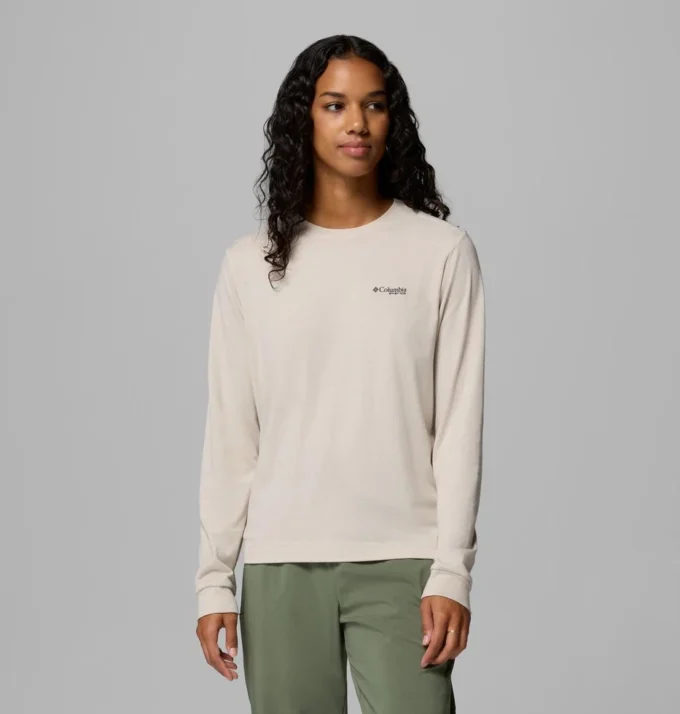 Damen PFG Uncharted™ Grafik-Langarm-T-Shirt Damen PFG Uncharted™ Grafik-Langarm-T-Shirt
