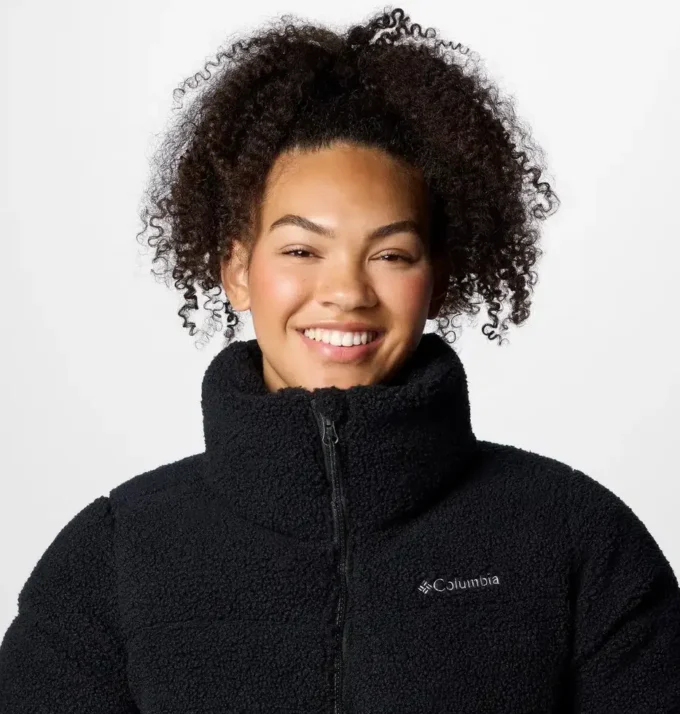 Damen-Puffect™-Sherpa-Jacke