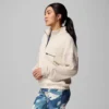 Damen-Pullover mit halbem Reißverschluss aus Bugasweat™