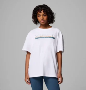 Damen Rolling Bend™ Oversized T-Shirt mit Grafik