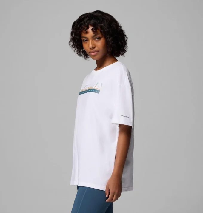 Damen Rolling Bend™ Oversized T-Shirt mit Grafik
