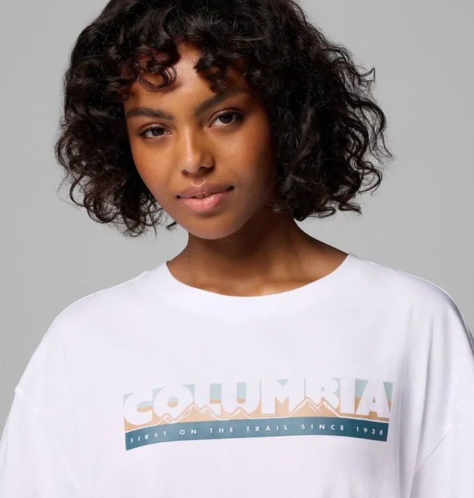 Damen Rolling Bend™ Oversized T-Shirt mit Grafik
