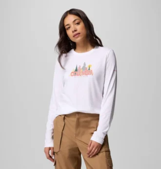 Damen Ruby Springs™ Grafik-Langarm-T-Shirt