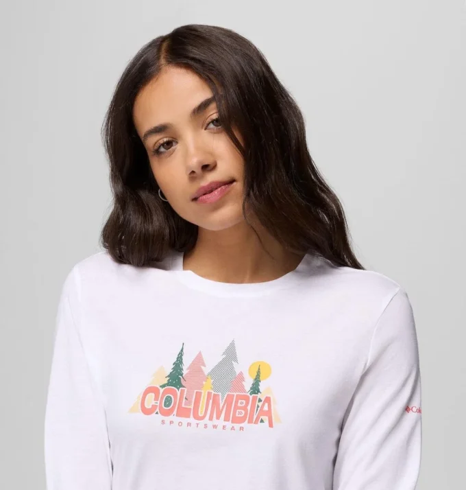Damen Ruby Springs™ Grafik-Langarm-T-Shirt