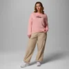 Damen Ruby Springs™ Grafik-Langarm-T-Shirt – Übergröße