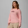 Damen Ruby Springs™ Grafik-Langarm-T-Shirt – Übergröße