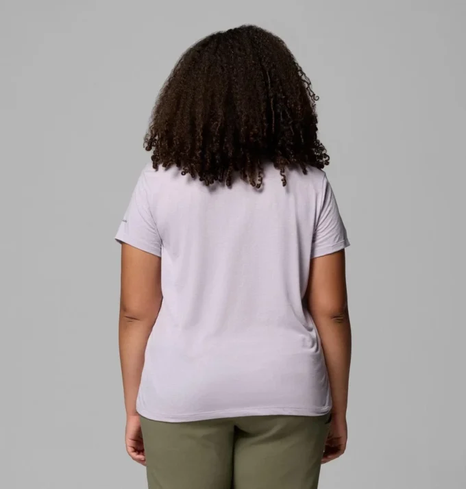 Damen Ruby Springs™ Grafik-Shirt mit kurzer Ärmel und passgenauer Passform – Übergröße